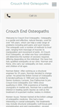 Mobile Screenshot of crouchendosteopaths.co.uk